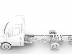 iveco daily single cab l3 chassis 2019 Modelo 3D
