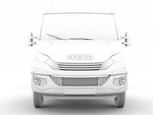iveco daily single cab l3 chassis 2019 Modelo 3D