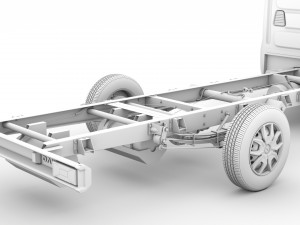 iveco daily single cab l3 chassis 2019 Modelo 3D