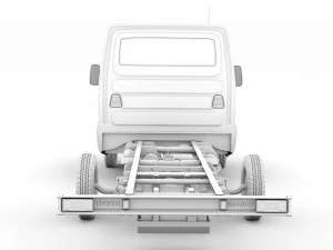 iveco daily single cab l3 chassis 2019 3D Model