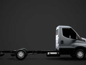 iveco daily single cab l3 chassis 2019 Modelo 3D