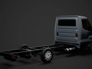 iveco daily single cab l3 chassis 2019 3D Model