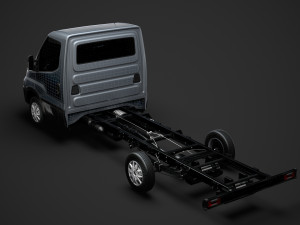 iveco daily single cab l3 chassis 2019 Modelo 3D