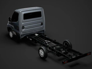 iveco daily single cab l3 chassis 2019 3D Model