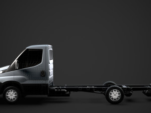 iveco daily single cab l3 chassis 2019 Modelo 3D