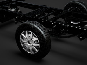 iveco daily single cab l3 chassis 2019 Modelo 3D