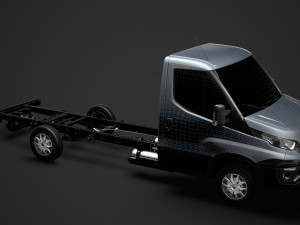 iveco daily single cab l3 chassis 2019 Modelo 3D