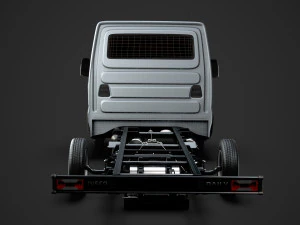 iveco daily single cab l3 chassis 2019 3D Model