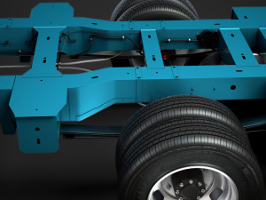 nissan nv400 singlecab dw e20 chassis 2014 Modelo 3D