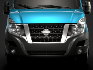 nissan nv400 singlecab dw e20 chassis 2014 Modelo 3D
