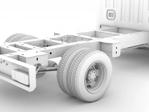 nissan nv400 singlecab dw e20 chassis 2014 3D Model