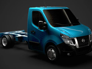 nissan nv400 singlecab dw e20 chassis 2014 3D Model