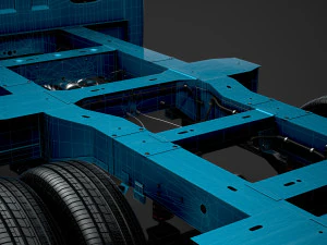 nissan nv400 singlecab dw e20 chassis 2014 3D Model