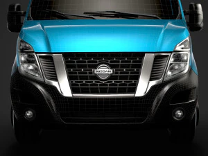 nissan nv400 singlecab dw e20 chassis 2014 3D Model
