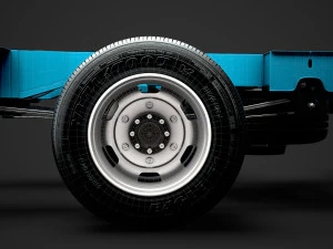 nissan nv400 singlecab dw e20 chassis 2014 3D Model