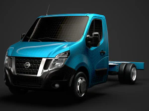 nissan nv400 singlecab dw e20 chassis 2014 3D Model