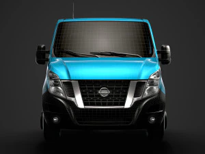 nissan nv400 singlecab dw e20 chassis 2014 3D Model