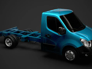 nissan nv400 singlecab dw e20 chassis 2014 3D Model