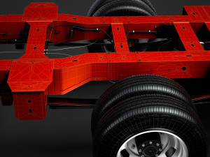 nissan nv400 singlecab dw e20 chassis 2020 3D Model