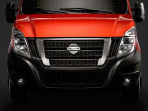 nissan nv400 singlecab dw e20 chassis 2020 3D Model
