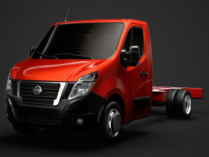 nissan nv400 singlecab dw e20 chassis 2020 3D Model