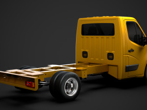 opel movano singlecab dw e20 chassis 2014 Modelo 3D