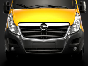 opel movano singlecab dw e20 chassis 2014 Modelo 3D