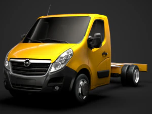 opel movano singlecab dw e20 chassis 2014 3D Model