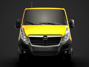 opel movano singlecab dw e20 chassis 2014 3D Model