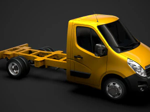 opel movano singlecab dw e20 chassis 2014 3D Model