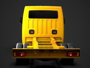 opel movano singlecab dw e20 chassis 2014 Modelo 3D