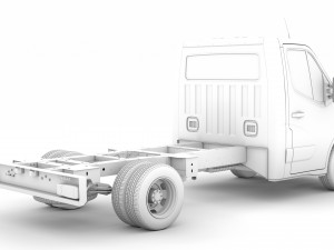 opel movano singlecab dw e20 chassis 2014 Modelo 3D