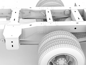 opel movano singlecab dw e20 chassis 2014 3D Model