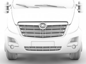 opel movano singlecab dw e20 chassis 2014 Modelo 3D