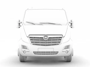 opel movano singlecab dw e20 chassis 2014 3D Model