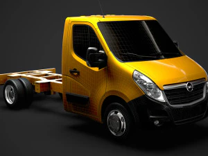 opel movano singlecab dw e20 chassis 2014 3D Model