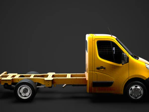 opel movano singlecab dw e20 chassis 2014 3D Model
