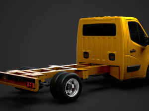 opel movano singlecab dw e20 chassis 2014 3D Model