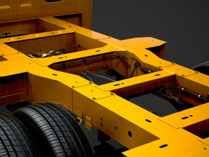 opel movano singlecab dw e20 chassis 2014 Modelo 3D