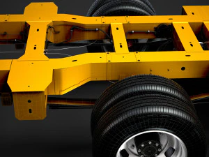 opel movano singlecab dw e20 chassis 2014 3D Model