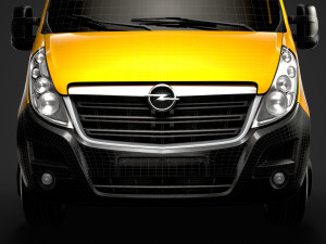 opel movano singlecab dw e20 chassis 2014 Modelo 3D