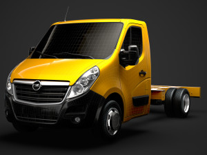opel movano singlecab dw e20 chassis 2014 Modelo 3D