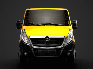 opel movano singlecab dw e20 chassis 2014 3D Model