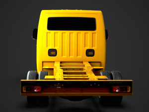 opel movano singlecab dw e20 chassis 2014 Modelo 3D
