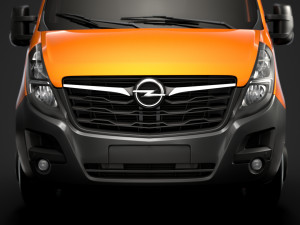 opel movano singlecab dw e20 chassis 2020 3D Model