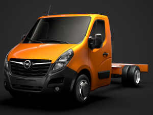 opel movano singlecab dw e20 chassis 2020 3D Model
