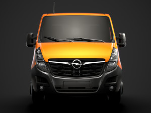 opel movano singlecab dw e20 chassis 2020 3D Model