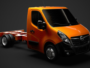 opel movano singlecab dw e20 chassis 2020 3D Model