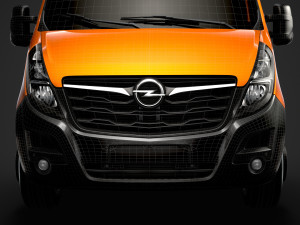 opel movano singlecab dw e20 chassis 2020 3D Model