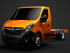 opel movano singlecab dw e20 chassis 2020 3D Model